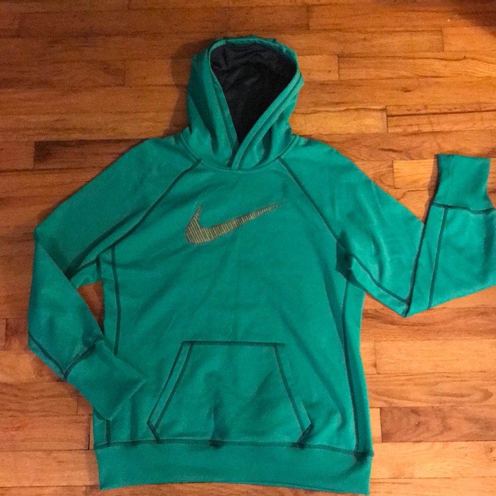 Green Nike Thermal-Fit Hoodie